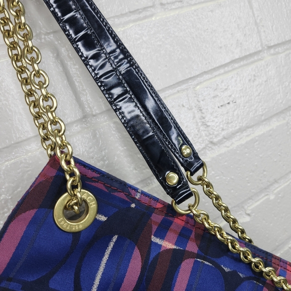 Coach Poppy Tartain SlimChain - Picture 3 of 11